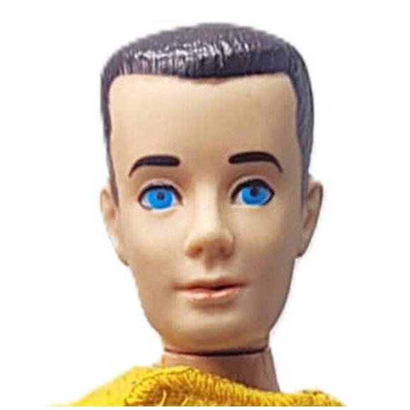 Early 1960's Vintage Straight Leg Ken With Brunette Molded Hair - Picture 1 of 13
